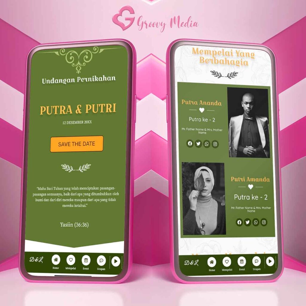 Undangan Digital, Undangan Website, Undangan Pernikahan